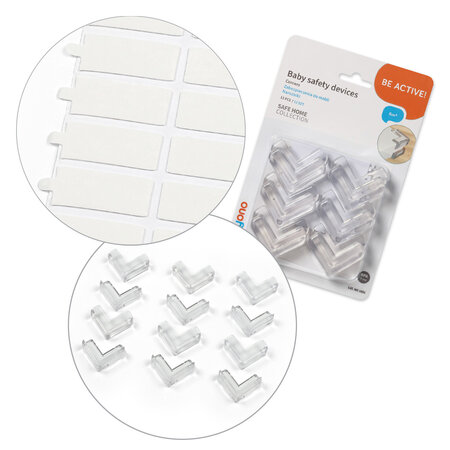 Set de protectie pentru colturi, 6 luni+, 12 bucati, Babyono 774813