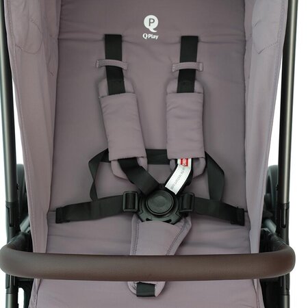 Carucior sport cu pliere cu o singura mana Grav, Violet, Qplay 774877
