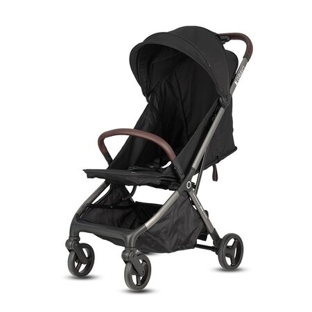 Carucior sport cu pliere cu o singura mana Grav, Negru, Qplay 774917