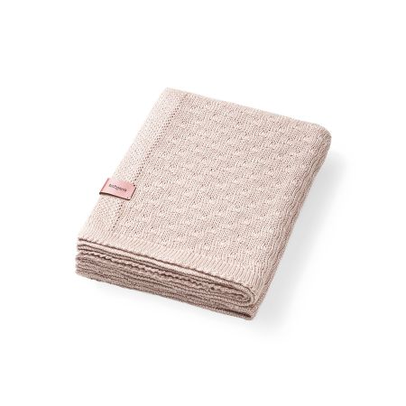 Paturica tricotata din bambus, 75x100 cm, Bej, Babyono