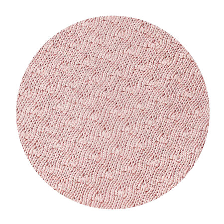 Paturica tricotata din bambus, 75x100 cm, Roz, Babyono 774931