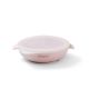 Farfurie din silicon cu ventuza si capac, Roz, 6 luni+, Babyono 774968