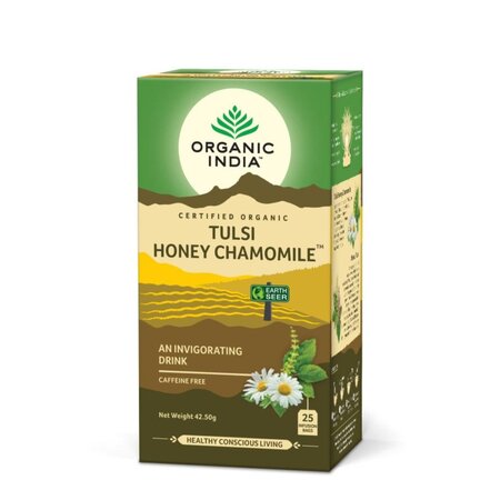 Ceai Tulsi Miere Musetel, 25 plicuri, Organic India 775096