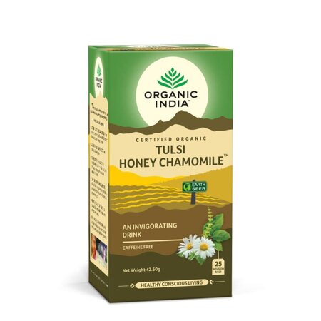Ceai Tulsi Miere Musetel, 25 plicuri, Organic India 775095