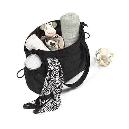 Geanta pentru mamici Cami, Negru, Babyono 775128