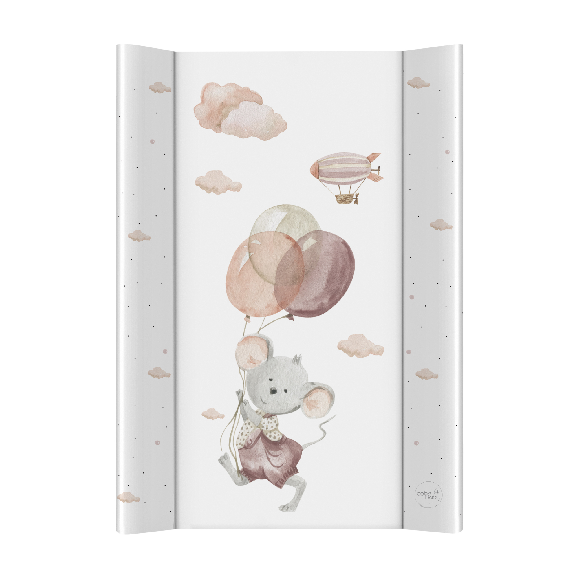 Masuta de infasat cu intaritura, 50 x 80 cm, Mouse, Ceba Baby