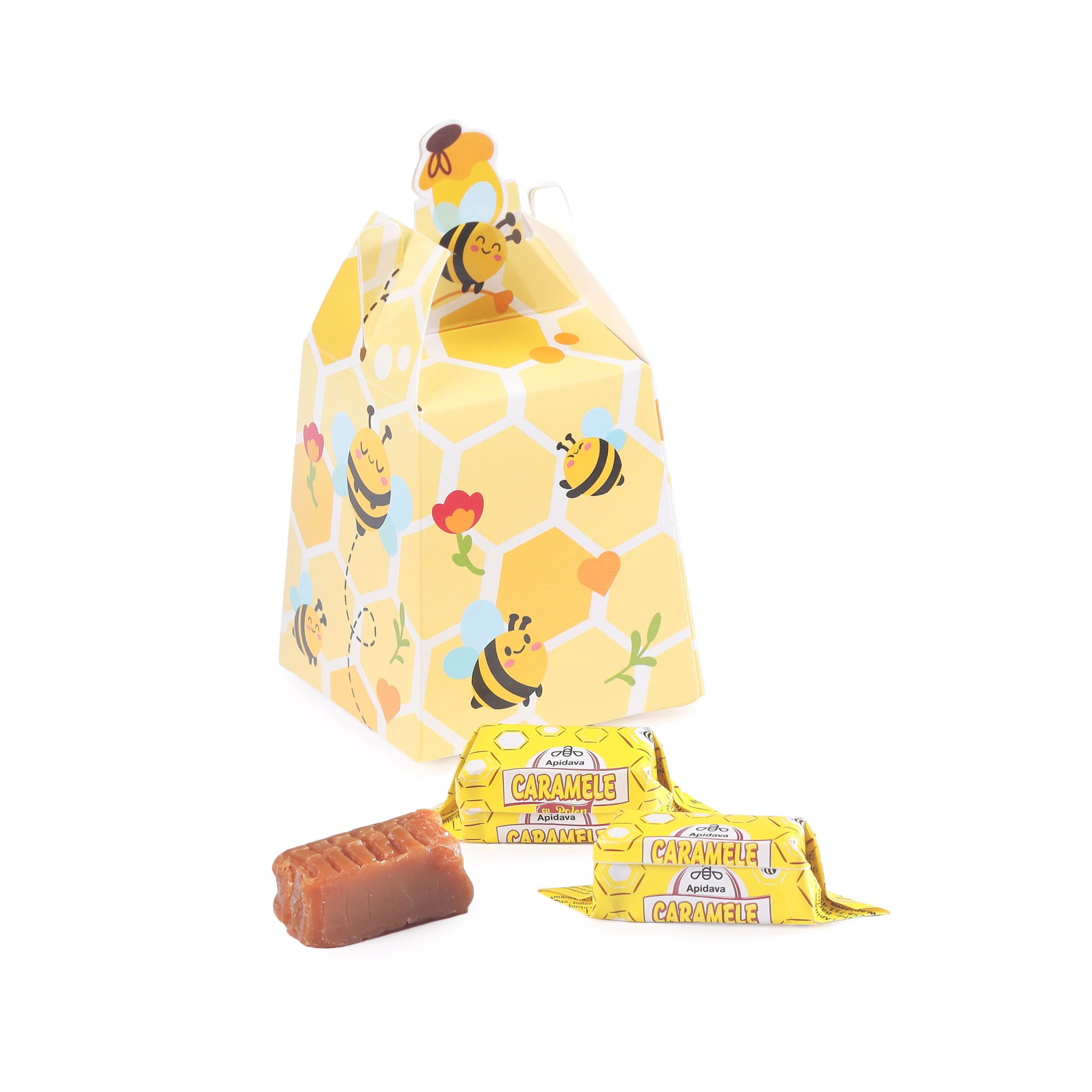 Caramele cu miere si polen, Apidava, 100 g