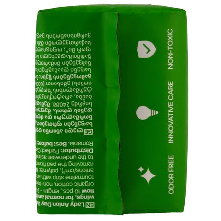 Absorbante de zi cu bumbac organic Active, 10 buc, Lady Anion 775233