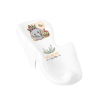 Suport anatomic pentru cadita, Alb, Wild & Free Elefant, Tega Baby
