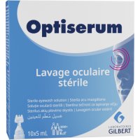 Optiserum, Solutie oculara sterila, 10X5 ML, Gilbert