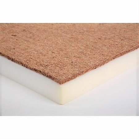 Saltea pentru patut din cocos-burete cu husa detasabila Komfort, 79x47x7 cm, Beberoyal 775334
