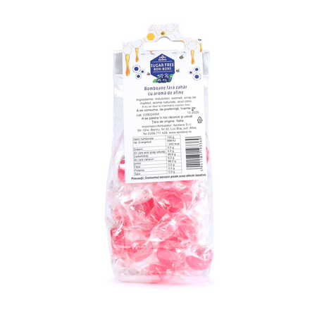 Bomboane fara zahar, aroma de afine, 70 g, Apidava 775308