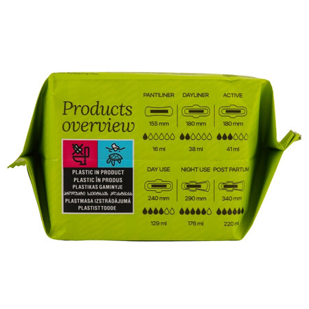 Absorbante cu aripioare pentru activitate intensa, 15 buc, Lady Anion 775322