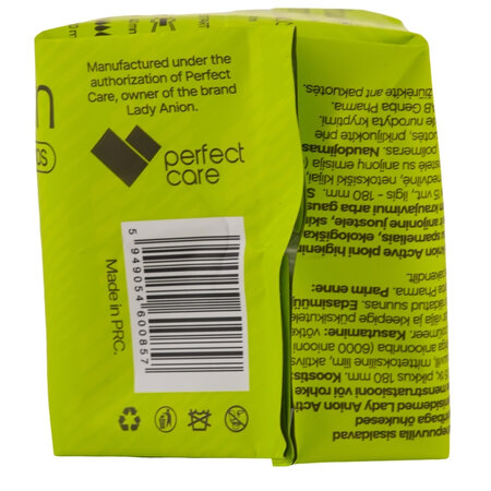 Absorbante cu aripioare pentru activitate intensa, 15 buc, Lady Anion 775321