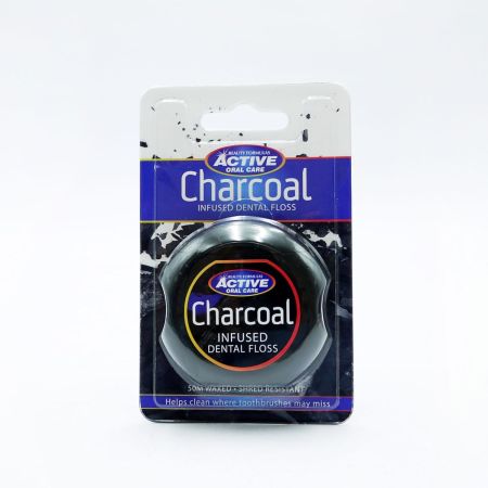 Ata interdentara ceruita cu carbune, 50 m, Beauty Formulas