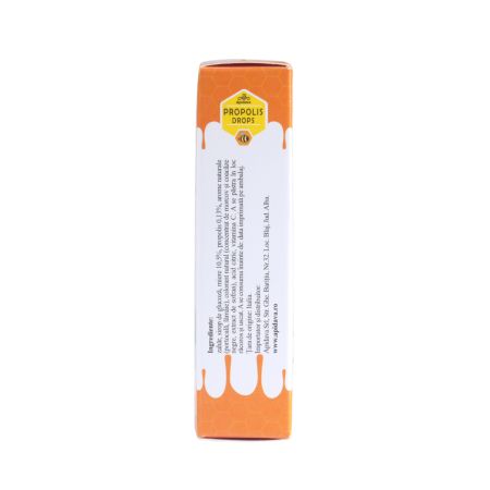 Dropsuri cu Propolis, miere, vitamina C si citrice, 44 g, Apidava 775373