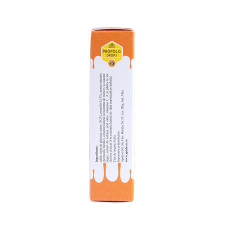 Dropsuri cu Propolis, miere, vitamina C si citrice, 44 g, Apidava 775373