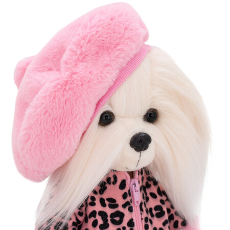Catelusa de Plus Premium Lucky Doggy, 38 cm, Lucky Mimi mon amour, 3 ani+, Orange Toys 775476