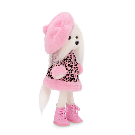 Catelusa de Plus Premium Lucky Doggy, 38 cm, Lucky Mimi mon amour, 3 ani+, Orange Toys 775475