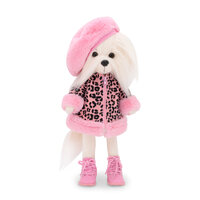 Catelusa de Plus Premium Lucky Doggy, 38 cm, Lucky Mimi mon amour, 3 ani+, Orange Toys