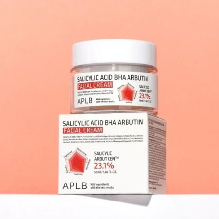 Crema cu acid salicilic anti-imperfectiuni BHA Arbutin, 55 ml, Aplb 775510