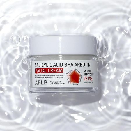 Crema cu acid salicilic anti-imperfectiuni BHA Arbutin, 55 ml, Aplb 775512