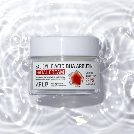 Crema cu acid salicilic anti-imperfectiuni BHA Arbutin, 55 ml, Aplb 775512