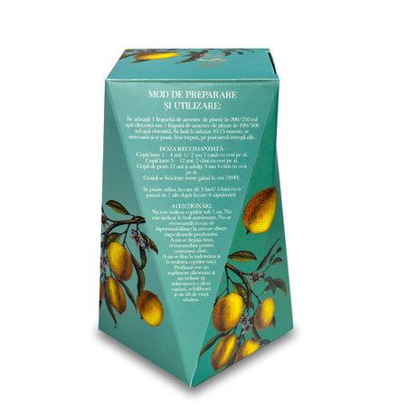 Ceai cu lamaie pentru imunitatea copiilor, 60 g, Rya Vita 775532