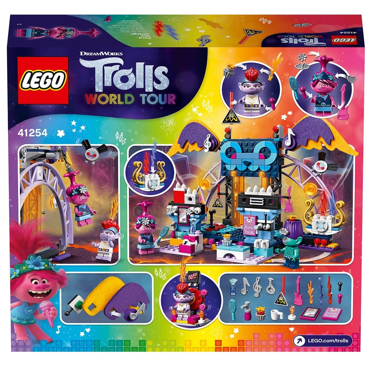 Concertul din Orasul Volcano Rock, Trolls World Tour, L41254, Lego