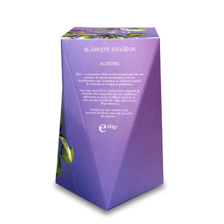 Ceai pentru slabit cu fructul pasiunii, 60 g, Rya Vita 775574
