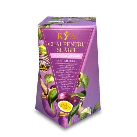 Ceai pentru slabit cu fructul pasiunii, 60 g, Rya Vita
