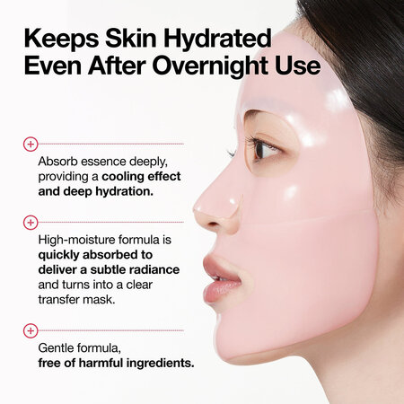 Masca de tip hidrogel pentru redarea luminozitatii Peach 70 Niacin Brightening Collagen, 38 g, Anua 775555
