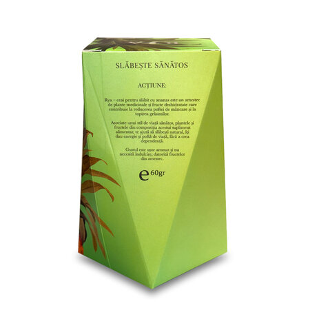 Ceai pentru slabit cu ananas, 60 g, Rya Vita 775641