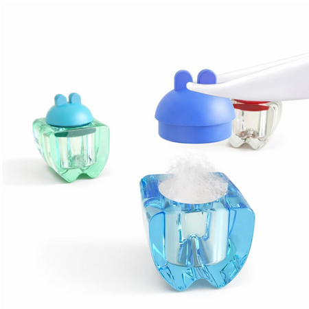 Cutie pentru pastrarea dintisorilor de lapte, Albastru, Ursulet, 3 ani+, OEM 775804
