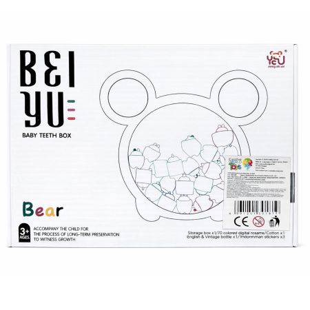 Cutie pentru pastrarea dintisorilor de lapte, Albastru, Ursulet, 3 ani+, OEM 775806