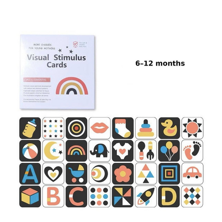 Set carduri stimulare vizuala color, 6-12 luni, OEM 775762