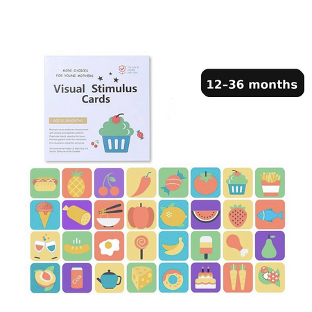 Set carduri educative vizuale, 12-36 luni, OEM 775755