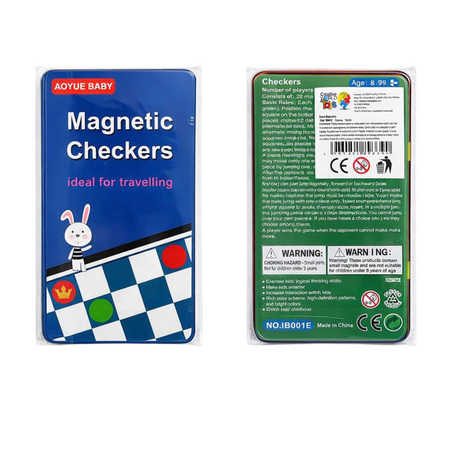Joc Magnetic – Dame (Magnetic Checkers), 8 ani+, OEM 775851