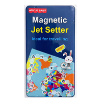 Joc Magnetic – Jet Setter (Calatorie in jurul lumii), 8 ani+, OEM