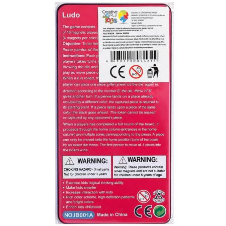Joc Magnetic Ludo, 8 ani+, OEM 775829