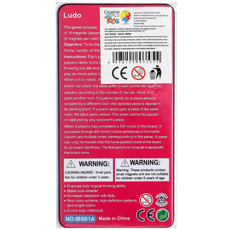 Joc Magnetic Ludo, 8 ani+, OEM 775829