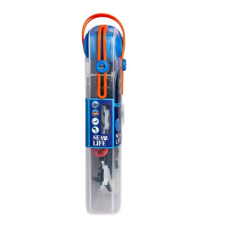 Set educativ Sea Life – Proiector cu diapozitive si figurine animale marine, 3 ani+, OEM 775825