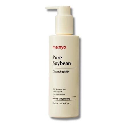 Lapte demachiant cremos Pure Soybean, 200 ml, Manyo