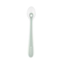 Lingurita din silicon, Sage Green, 4 luni+, 1 bucata, Kikka Boo