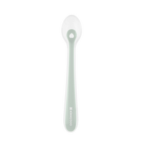 Lingurita din silicon, Sage Green, 4 luni+, 1 bucata, Kikka Boo
