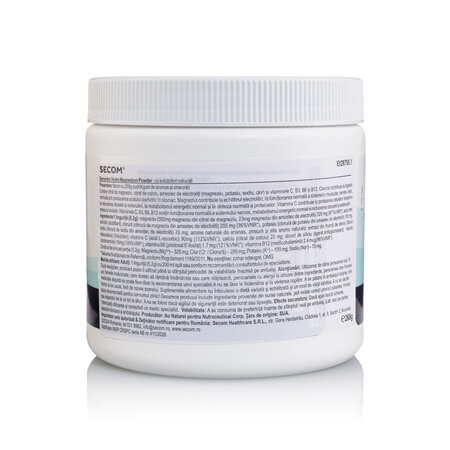 Magneziu pudra Hydro Magnesium Powder, Ananas si Zmeura, 268 g, Kal 776727