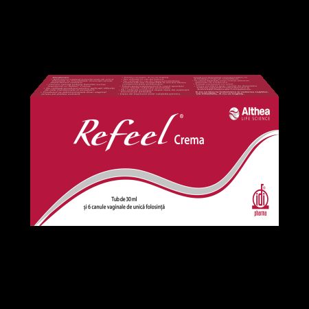 Refeel Crema + 6 canule vaginale, 30 ml, Althea Life Science