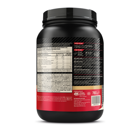Pudra proteica din zer cu aroma de ciocolata Whey Gold Standard, 775 g, Optimum Nutrition 776085
