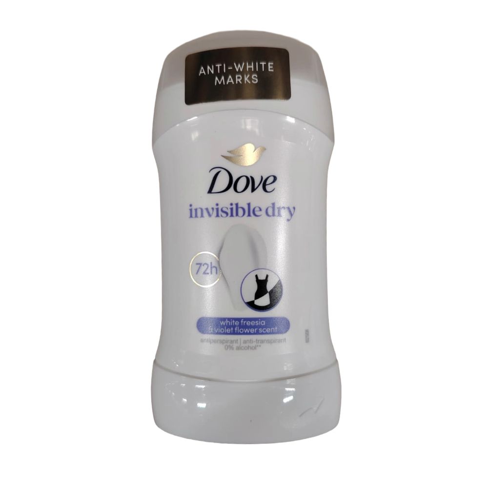 Antiperspirant stick anti-pete pe haine 72h, 50 ml, Dove