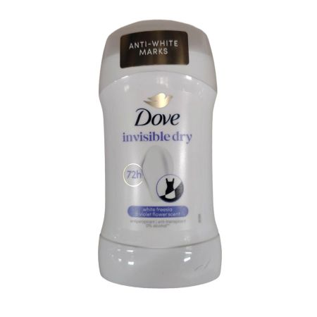 Antiperspirant stick anti-pete pe haine 72h, 50 ml, Dove